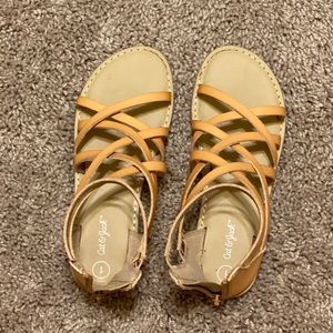 Cat & Jack Peach/Tan Sandals